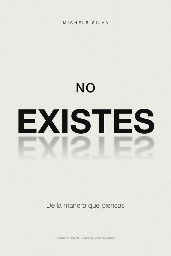 Portada de No existes, de Michele Silva